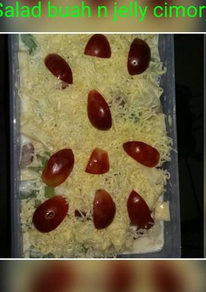 Foto resep Salad buah mayo + yogurt