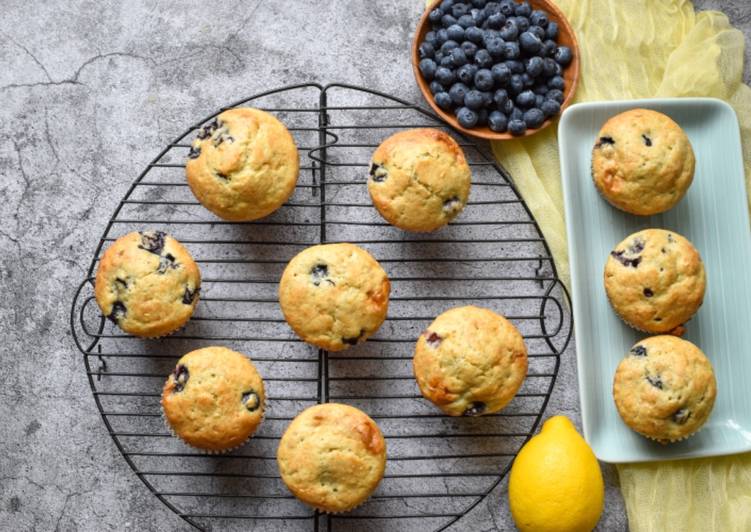 Simple Way to Prepare Perfect Morning blueberry muffins