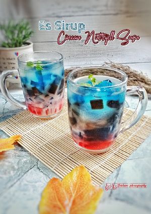 Foto resep Es Sirup Cincau Nutrijell Susu