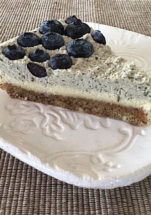 Citromos Earl Grey nyers torta recept fotója