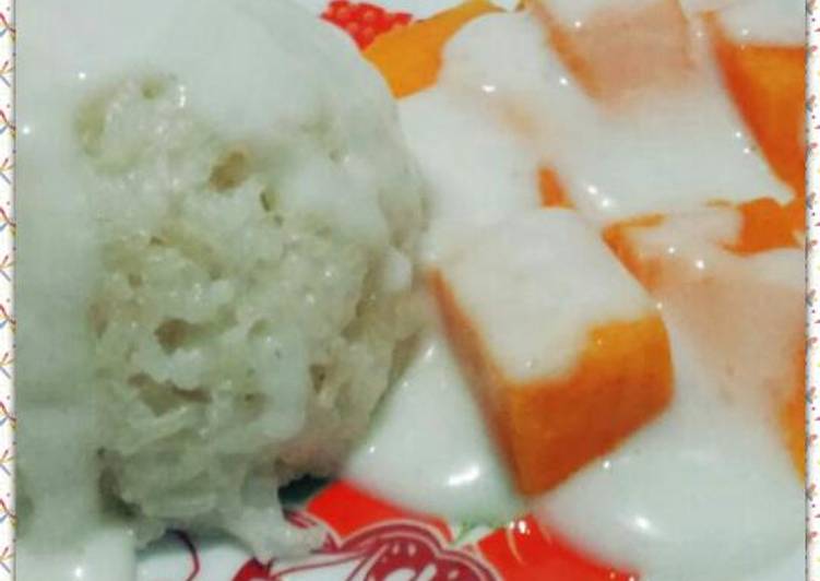 Resep Mango Sticky Rice Enaak Simple💕 Anti Gagal