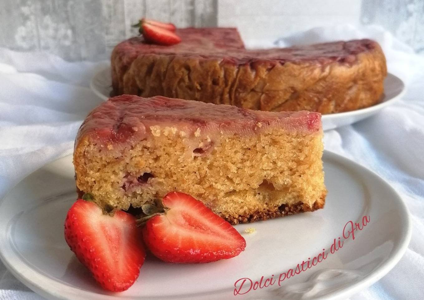Rovesciata alle fragole cake gluten free