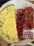 Bacon and Egg with mushroom & cheese