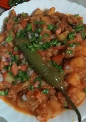 صورة لوصفة شطيطحة بكرشة الدجاج