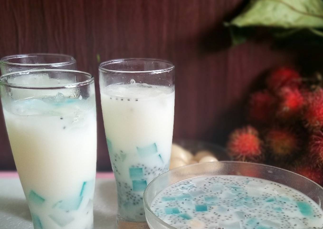 Es Rambutan susu