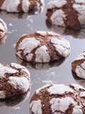 Galletas de chocolate craqueladas