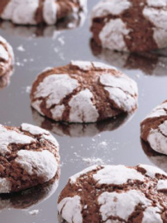 Una foto de Galletas de chocolate craqueladas