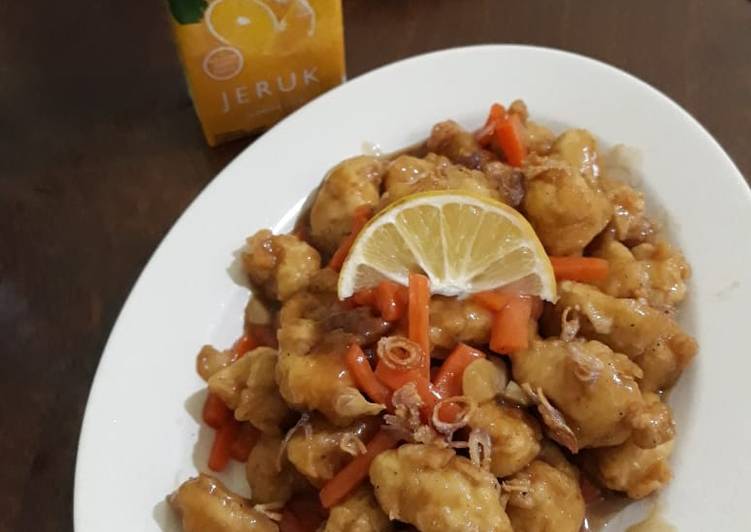 Orange Chicken (ayam saos jeruk)