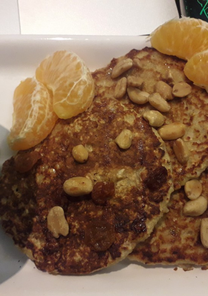Una foto de Hot cakes o panquequitos de avena fáciles
