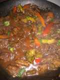 Carne al estilo chino!