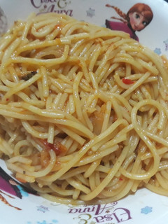 A picture of Spagetti.