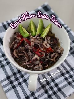 Foto resep Cumi Hitam Saus Tiram