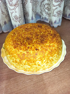 عکسی از دستور ته چین مرغ و بادمجان مژگان شف