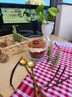 عکسی از دستور دسر انار 🍧 (دسر لیوانی)