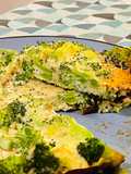 Frittata con origano e broccoli