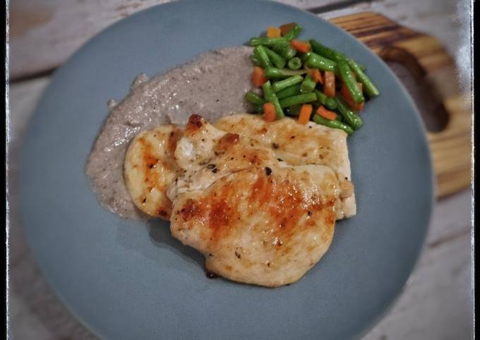 Resep Chicken Steak with Mushroom Sauce oleh Inge - Cookpad