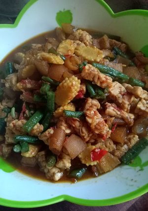 Foto resep Tumis Krecek Campur (kacang,janten,tempe)