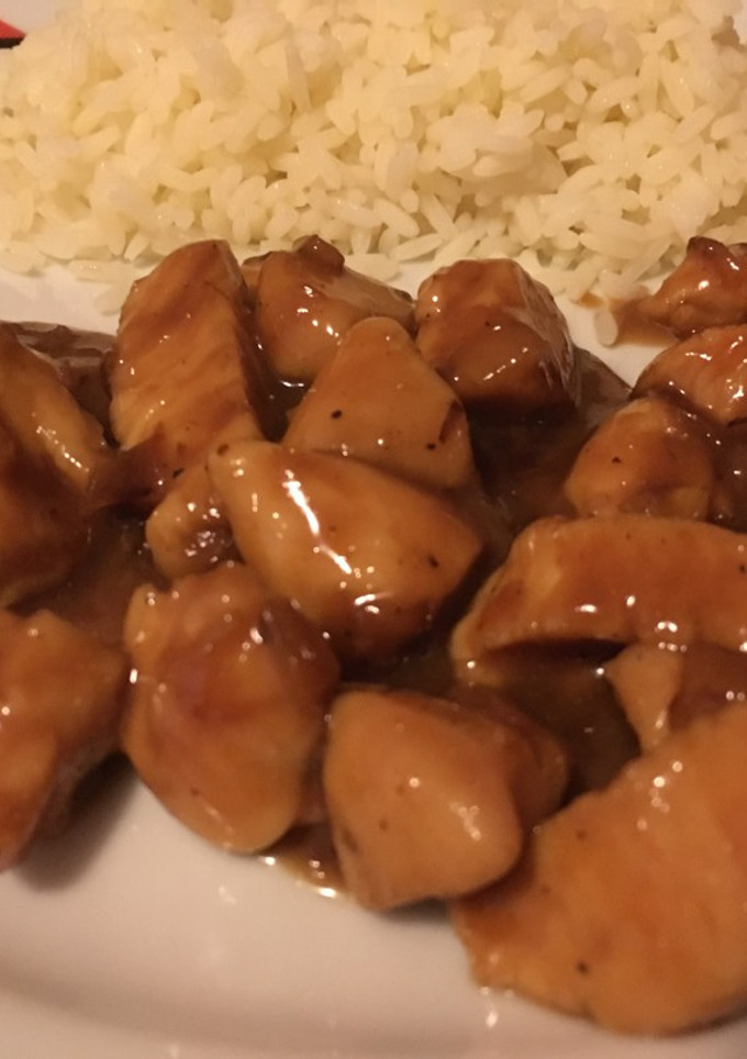 Una foto de Solomillo de pavo en salsa de crema de Orujo