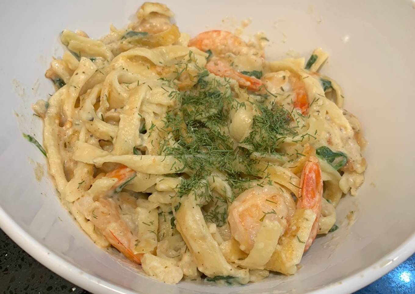 Shrimp Alfredo