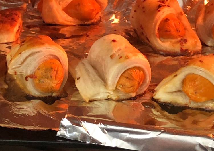 Step-by-Step Guide to Make Perfect Pig in a blankets Homemade chicken puffs