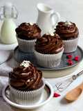 Super Moist Chocolate Cupcakes - Simple & No Mixer