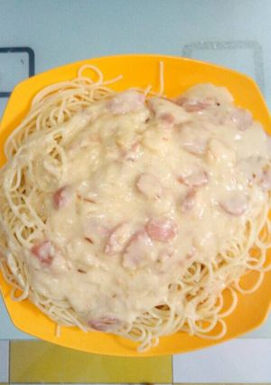 Foto resep Spageti carbonara