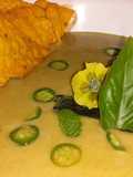 Potato, Poblano, and Chipotle Soup