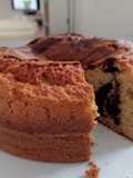 Ciambella bicolore in friggitrice ad aria