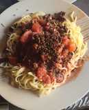 Spaghetti a la boloñesa saludable 😋