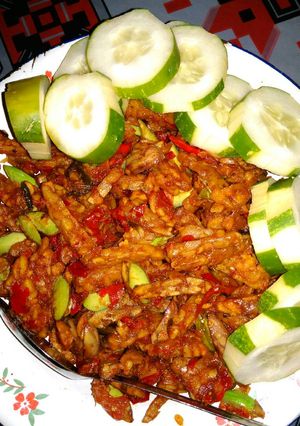 Foto resep Orek tempe vs petai