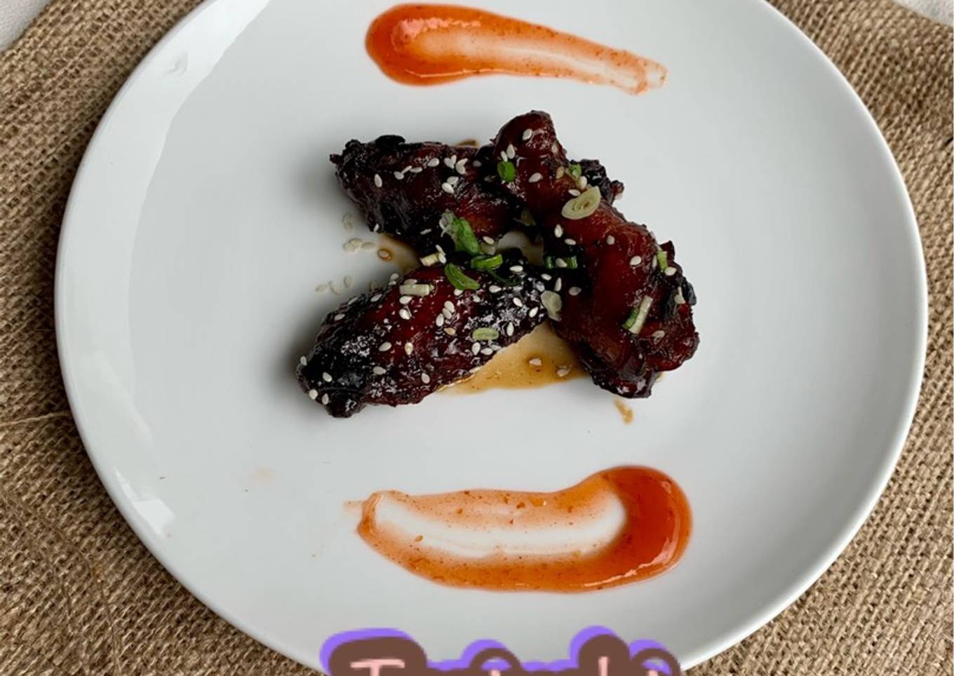 Simple (but delicious) Teriyaki Chicken Wings