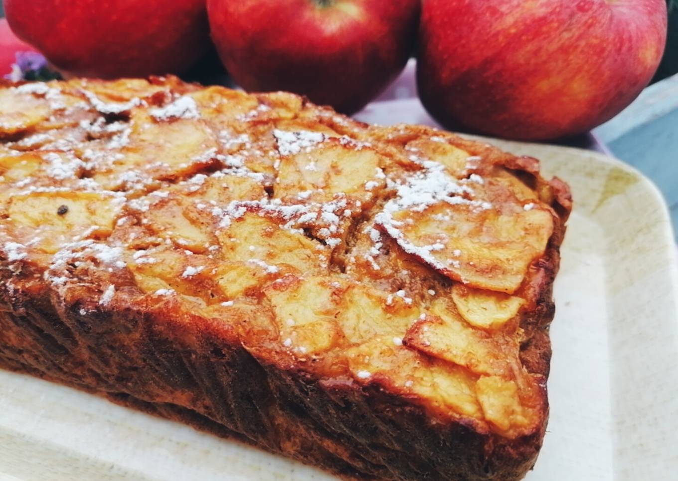 Gâteau invisible aux pommes