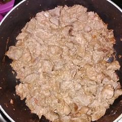 A picture of Liver dry fry #themechallenge.