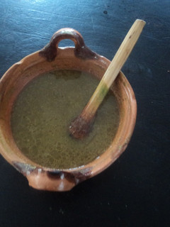 Una foto de Salsa verde de espinacas o quelites para birria las correa, Jalisco México