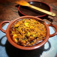 A picture of Raw Turmeric Curry (kachi haldi ki sabzi).