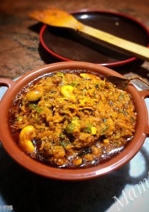 A picture of Raw Turmeric Curry (kachi haldi ki sabzi).