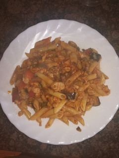 Una foto de Macarrones vegetarianos