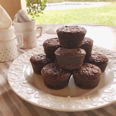 Cupcakes de chocolate fit Receta de Ana Bogarin - Cookpad