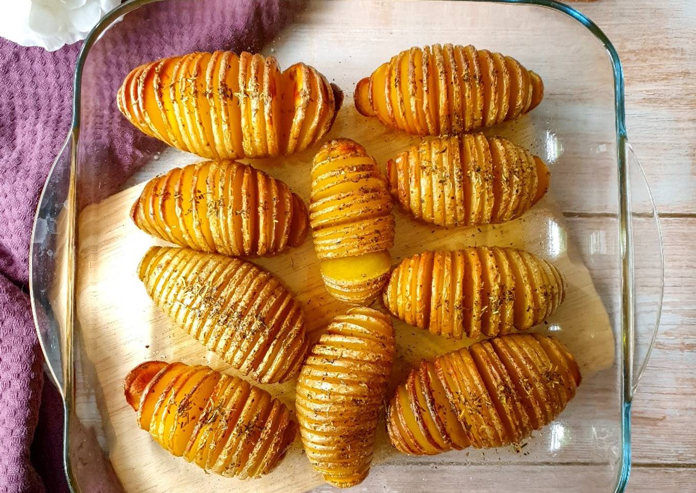 Pommes de terre Hasselback