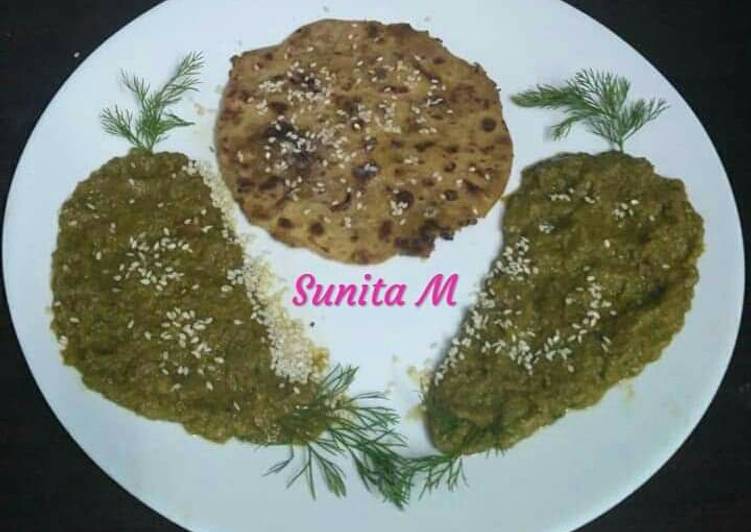 Recipe of Favorite SEASOME PEANUT paratha winter special