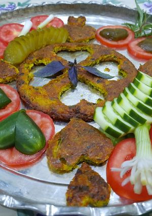 عکسی از دستور بفرمایین کوکو سیب زمینی