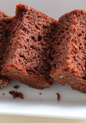 A picture of Eggless Ragi Chocolate Banana Cake/ Eggless Finger Millet Chocolate Banana Cake.