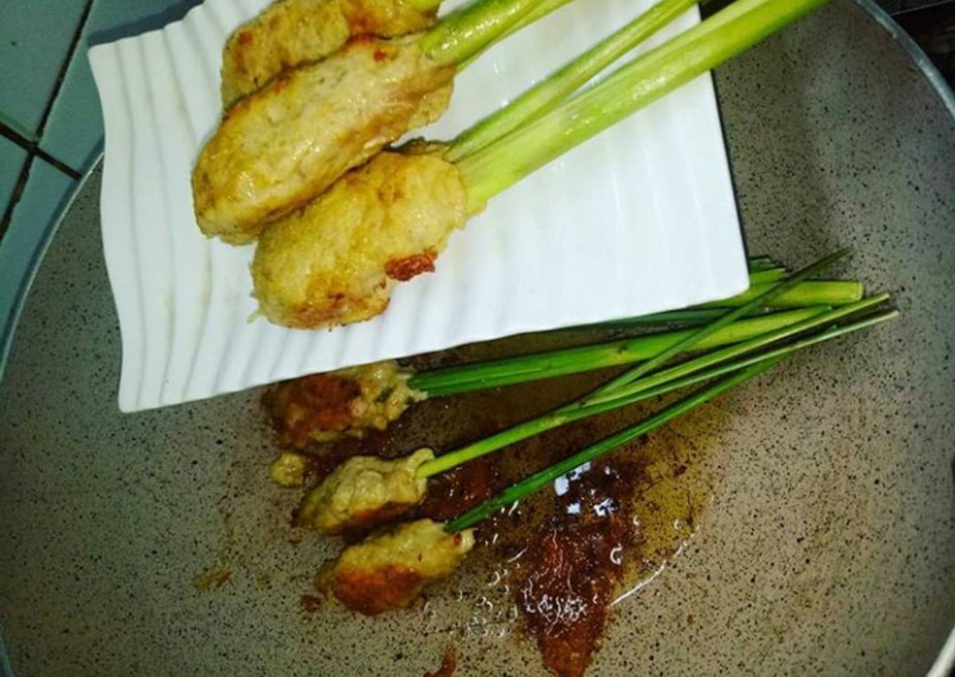 Sate lilit daging sapi vs daging ayam π₯π