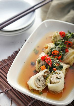 Foto resep Dimsum Sawi Isi Ayam