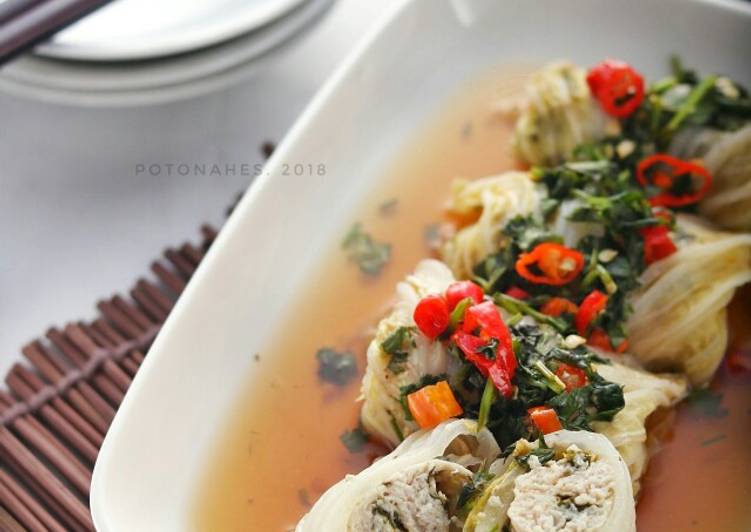 Resep Dimsum Sawi Isi Ayam yang Bikin Ngiler
