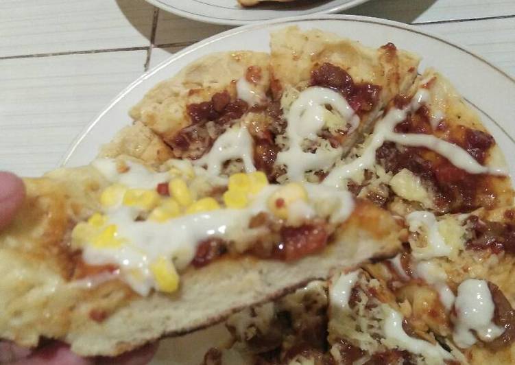Resep Pizza sauce teriyaki teflon yang Enak