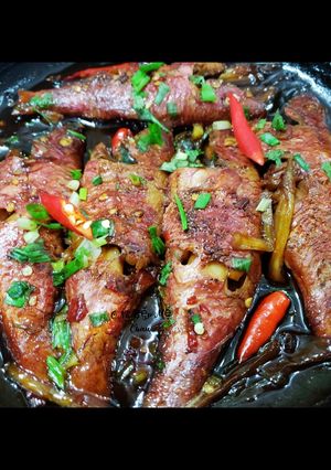 Hình của món Cá phèn kho keo.