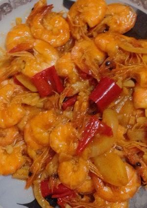 Foto resep Udang Gurih Asam Manis