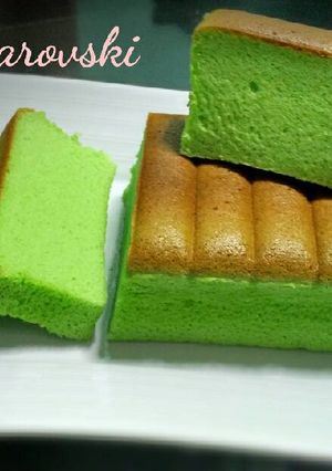 Foto resep Ogura Pandan super Moist. Mesti coba😆