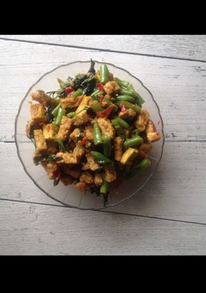 Foto resep Orek tempe buncis dengan kemangi